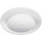 Prato Premium Redondo Cristal 26cm Transparente Elegante para Festas e Decoração