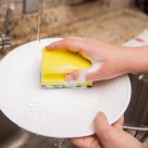 Esponja Lava Louça Multiuso Protege Unhas Formato Anatômico