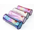 Estojo Feminino Furtacor Vinil Win Paper com 1 Zíper – Estojo Escolar e Pessoal em Material Holográfico, Compacto, Impermeável e Resistente