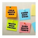 Bloco de Anotações Sticker Quadrado Colors 3,8 cm – Adesivos Coloridos para Planner, Escritório e Estudo
