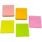 Bloco de Anotações Sticker Quadrado Colors 3,8 cm – Adesivos Coloridos para Planner, Escritório e Estudo