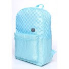Mochila Juvenil Feminina Full Color Xadrez Rosa com Bolso Frontal e Alças Ajustáveis – Modelo Escolar Resistente e Estiloso