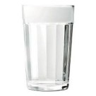 Copo Americano Long Drink 300ml – Vidro Reforçado, Design Clássico com Relevos, Ideal para Sucos, Drinks, Refrigerantes e Bebidas Geladas