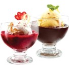 Taça de Sorvete Paulista 400ml Conjunto com 3 Peças – Vidro Transparente, Taças Reforçadas para Sorvete, Açaí, Salada de Frutas e Sobremesas