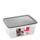 Organizador Retangular Slim 3,2L Multiuso Para Gavetas, Prateleiras e Armários