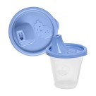 Copo Infantil 245ml com Tampa e Bico – Copinho Educativo Antivazamento para Bebês e Crianças, Plástico Atóxico e Design Ergonômico