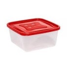 Pote Quadrado Versátil 3L com Tampa – Pote Plástico Transparente para Armazenar Alimentos, Freezer, Geladeira e Organização Doméstica