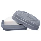 Saboneteira Plástica com Tampa – Portátil, Compacta e Ideal para Viagens, Banheiro, Bolsa e Organização do Sabonete em Barra