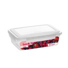 Pote com Trava 1,1 Litro – Linha Easy Lock, Vedação Reforçada, Tampa com Travas Laterais, Pote Transparente BPA Free para Marmita, Freezer e Geladeira