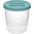 Pote Mantimento 7,8L com Tampa de Rosca Vermelha para Armazenar Alimentos e Ração – Plástico Transparente com Vedação Segura para Despensa e Cozinha