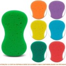 Esponja para Carro 18cm x 5cm Alta Absorção – Ideal para Lavagem Automotiva