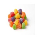 Bala de Goma de Frutas Sortidas em Formato de Sino 200 g – Gomas Macias Açucaradas Coloridas