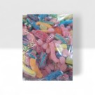 Bala Regaliz Mix Sortido 700g – Regaliz Colorido Ácido e Recheado para Festas, Lembrancinhas e Revenda