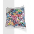 Bala Regaliz Mix Sortido 700g – Regaliz Colorido Ácido e Recheado para Festas, Lembrancinhas e Revenda