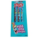 Regaliz Canudinho Twist Colorido de Morango Caixa com 24 Unidades 288g Docile – Doce Macio, Divertido e Multicolorido para Festas, Kits