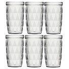 Copo Zumba Suco 270ml Conjunto com 6 Peças Transparente para Bebidas – Durável e Resistente