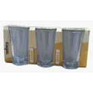Copo de Vidro 235ml Conjunto com 3 Peças Transparente Triunfo – Copos Resistentes para Água, Suco e Bebidas em Geral