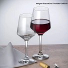 Taça de Vinho 390ml Brunello em Vidro Transparente – Design Elegante, Resistência e Alto Brilho para Vinhos Tintos, Brancos e Rosés