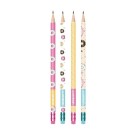 LAPIS GRAFITE HB RESINA DONUT RED.C/BORR. UN.