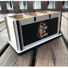 Porta Controle Remoto Com 3 Divisórias Em Mdf