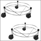 Suporte para Botijao Reforcado Aramado Preto