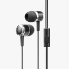 FONE DE OUVIDO DOT PRETO INTRA-AURICULAR C/FIO E MICROFONE LETRON UN.