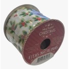 FITA DECORATIVA 2,7MX6,3CM DE NATAL UN. MULTIART