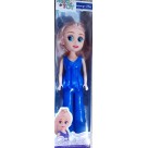 Mini Boneca, Loira, Morena, Look Perfeito De Plastico, Cores Sortidas