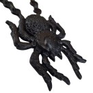 Colar Aranha de Borracha Halloween para Fantasias