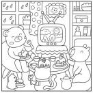 Livro Comfy & cozy books Cute Buddies | Para Colorir