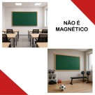 Lousa Grande Quadro Escolar Verde Giz 90X60 Moldura em Madeira